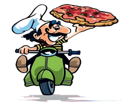 Pizzeria Gusto logo.